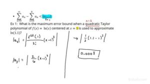 Exploring Alternating Series Error Bound: A Comprehensive Guide